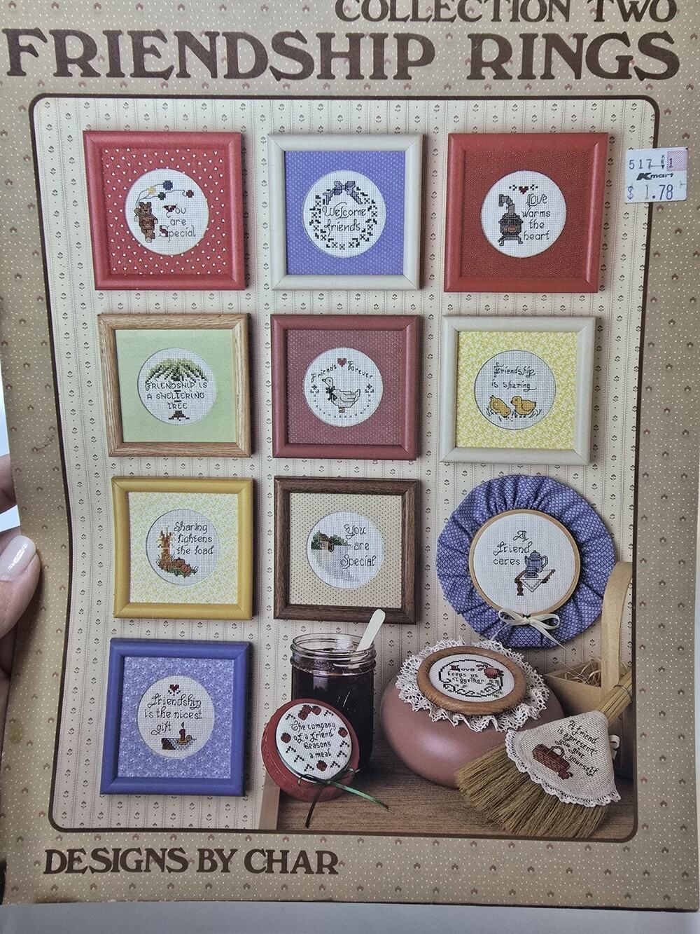 Friendship Rings Collection Two Cross Stitch Pattern| Leisure Arts 452
